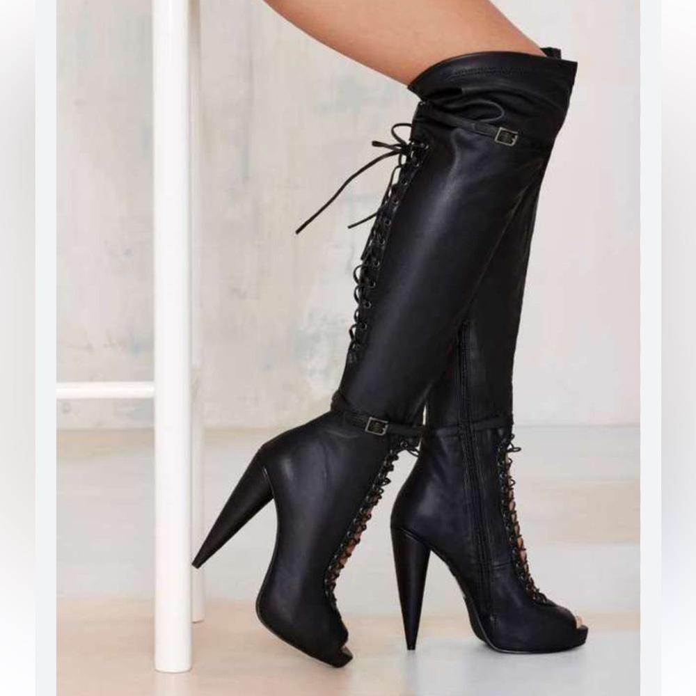 Jeffrey Campbell "Evidence" Boots - Size 7